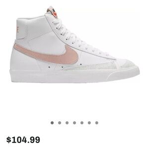 Nike Women’s Blazer Mid 77 size 6 Pink and White